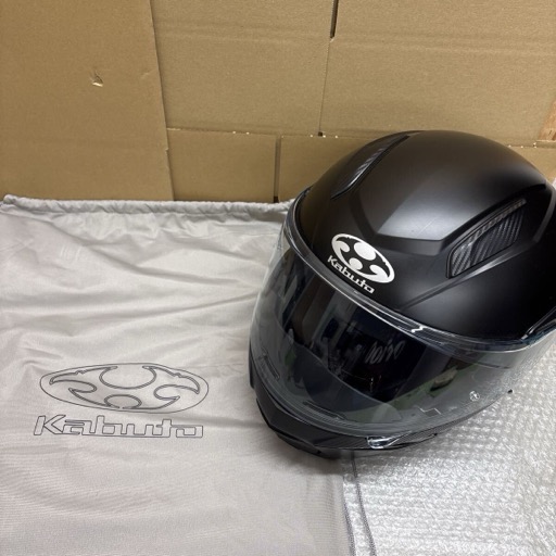 OGK Kabuto フルフェイスヘルメット マットブラック RYUKI オージーケーカブト ヘルメット リュウキ XLサイズ